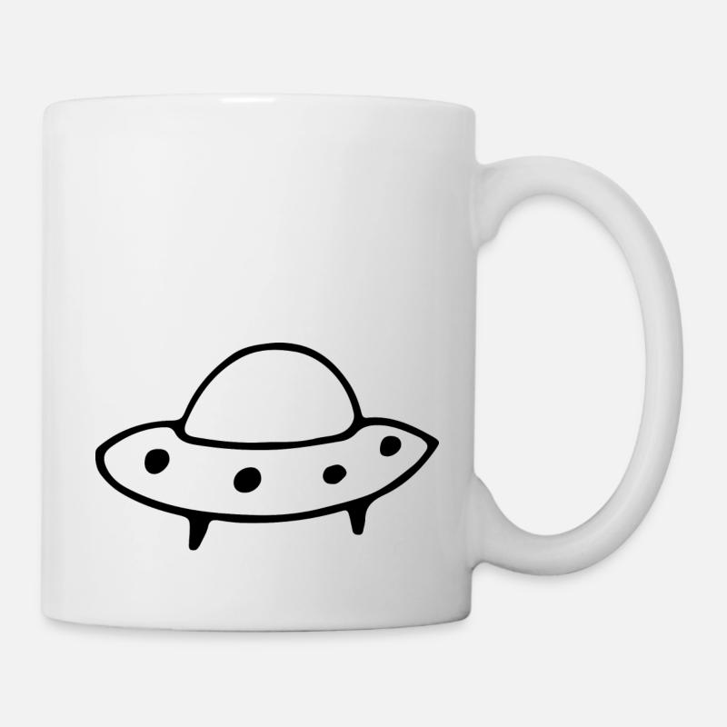 Ufo - Tasse - Weiß