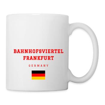 Frankfurt station district - Mug - white - Right