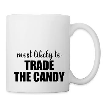 Most Likely To Trade The Candy Funny Halloween - Mug - white - Right