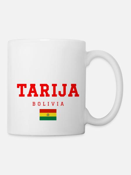 Tarija Bolivien - Tasse - Weiß