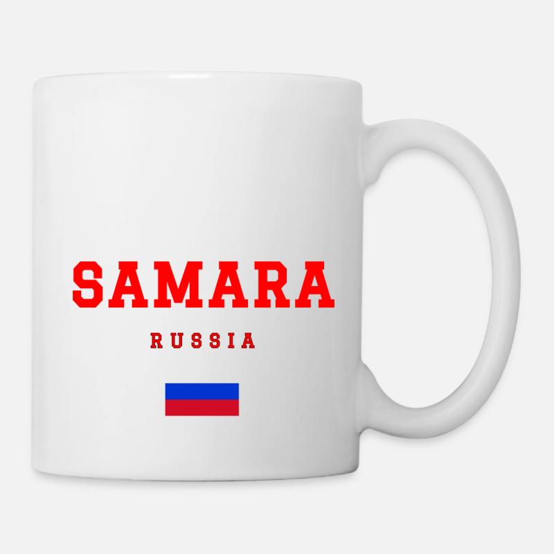 Samara, Russie - Mug blanc - blanc