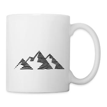 Montagne - (8) - Mug blanc - blanc - Droite