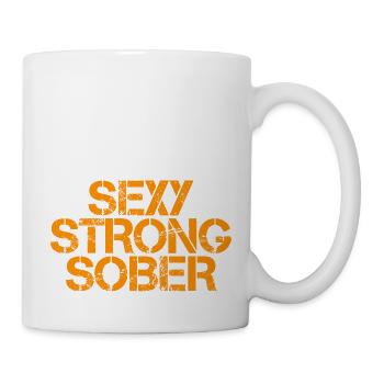 Sexy Strong Sober 3 - Tasse - Weiß - Rechts