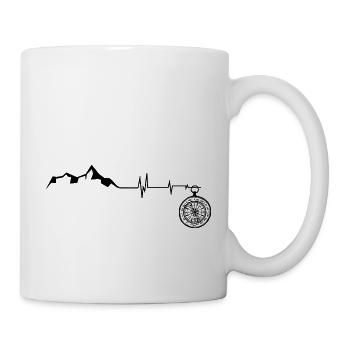 Heartbeat - Compass - Mountain - (6) - Mug - white - Right