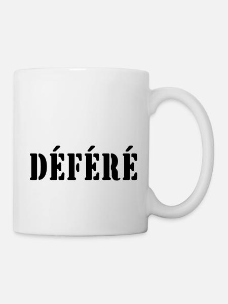 déféré - Mug blanc - blanc