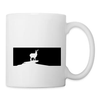 Ziege - (2) - Tasse - Weiß - Rechts