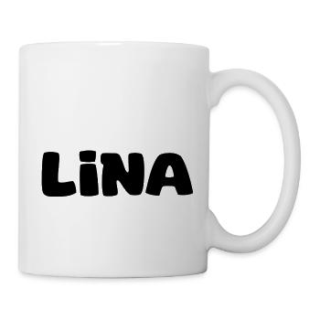 Name - Lina - Tasse - Weiß - Rechts