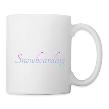 Snowboarding - Tasse - Weiß - Rechts