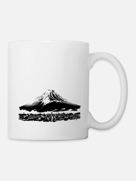 Le Fuji | Fujiyama | Le mont Fuji au Japon - Mug blanc - blanc