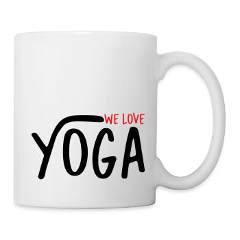 We Love Yoga - Mug - white - Right