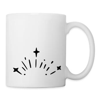 Explosion d’étoiles - Mug blanc - blanc - Droite
