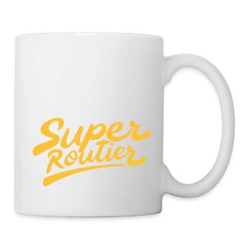 Super routier - Mug blanc - blanc - Droite