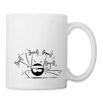Beth l'araignée - Le fitness (version sans texte) - Mug blanc - blanc - Droite