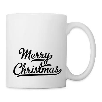 Merry Christmas - Tasse - Weiß - Rechts