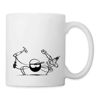 Beth die Spinne - Die DIY - Tasse - Weiß - Rechts