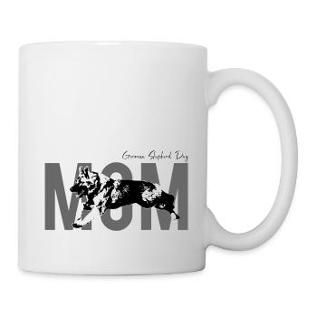 German Shepherd Dog Mom - Tasse - Weiß - Rechts