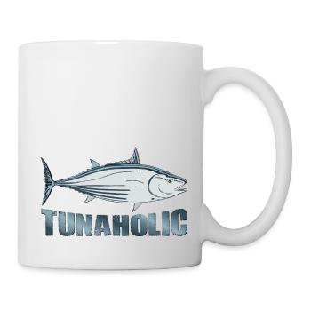 Tunaholic Thunfisch - Tasse - Weiß - Rechts