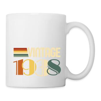 Jahrgang 1938 - 1938 Geburtstagsgeschenk - Tasse - Weiß - Rechts