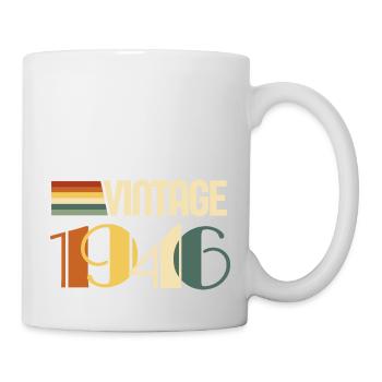 Vintage 1946 - 1946 Birthday Gift - Mug - white - Right