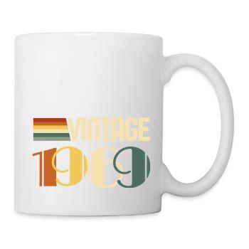 Jahrgang 1969 - 1969 Geburtstagsgeschenk - Tasse - Weiß - Rechts
