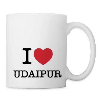 J’aime Udaipur | Udaipur | J’ai le cœur d’Udaipur | Inde - Mug blanc - blanc - Droite