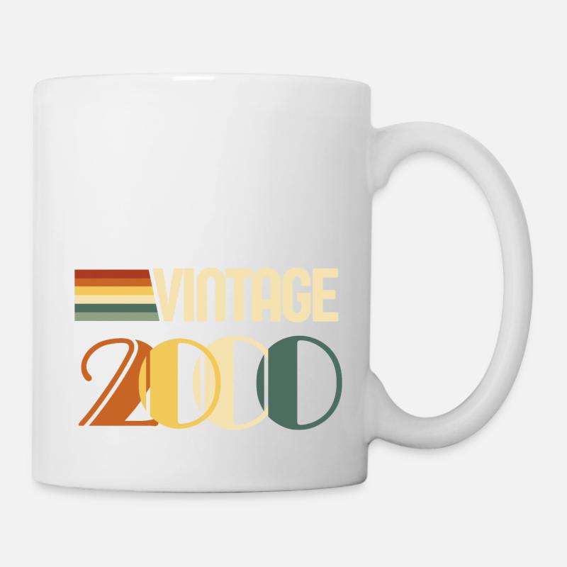 Vintage 2000-cadeau anniversaire 2000 - Mug blanc - blanc