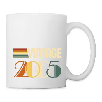 Jahrgang 2005 - 2005 Geburtstagsgeschenk - Tasse - Weiß - Rechts
