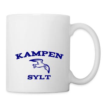 Sylt - Nordsee - Deutschland - Kampen - Insel - Tasse - Weiß - Rechts