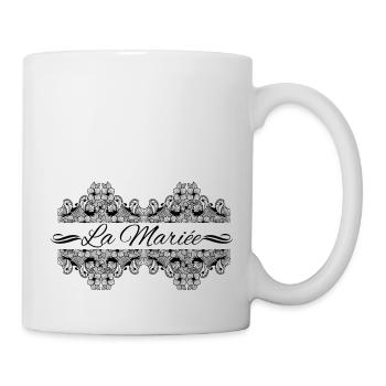 la Mariée dentelle - Mug blanc - blanc - Droite