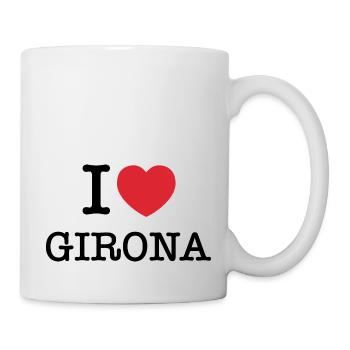 J’aime Gérone | Gérone | I Heart Girona | Espagne - Mug blanc - blanc - Droite