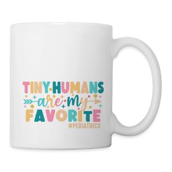 Winzige Menschen sind meine Lieblingspädiatrie - Tasse - Weiß - Rechts