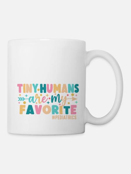 Les petits humains sont mes pédiatries préférées - Mug blanc - blanc