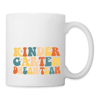 Équipe de rêve de la maternelle - Mug blanc - blanc - Droite