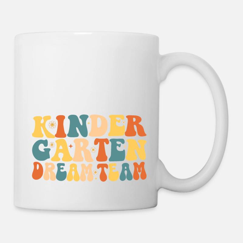 Kindergarten-Dreamteam - Tasse - Weiß