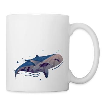 Whale Blue Whale - Mug - white - Right