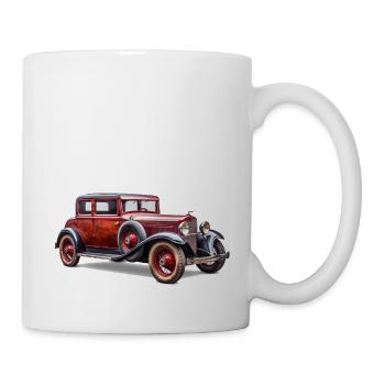 Oldtimer-Freunde gibt es auf der ganzen Welt - Tasse - Weiß - Rechts