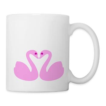 🦢Enchanting Pink Swans in Love-Eternal Love - Mug - white - Right