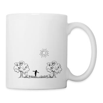 Slackline - Outdoor Trendsport - Tasse - Weiß - Rechts
