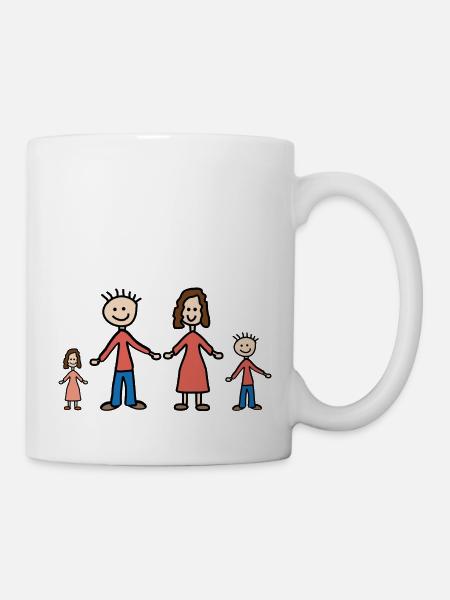 Familie - Tasse - Weiß