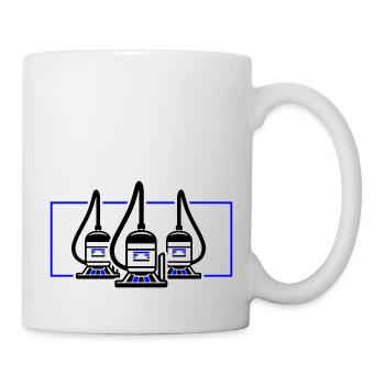 Cleaning the vacuum cleaner - Mug - white - Right