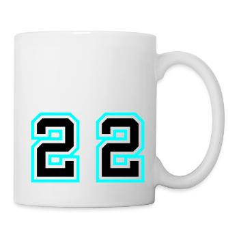 22 Number symbol - Mug - white - Right