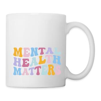 La santé mentale, ça compte - Maladie du cerveau humain - Mug blanc - blanc - Droite