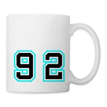 92 Number Symbol - Mug - white - Right
