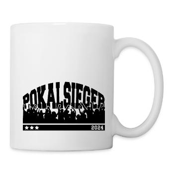 Pokalsieger 2024 - So sehen Sieger aus - Tasse - Weiß - Rechts