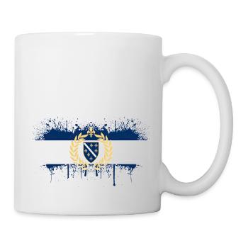 Bosnie-Herzégovine europe sarajavo drapeau mostar - Mug blanc - blanc - Droite