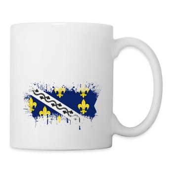 Bosnie-Herzégovine europe sarajavo drapeau mostar - Mug blanc - blanc - Droite