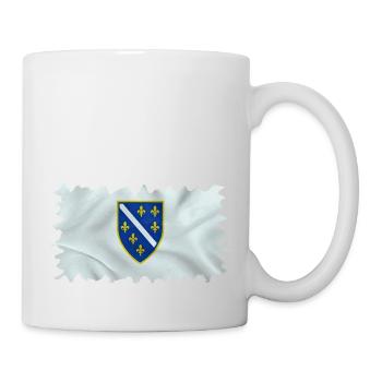 Bosnie-Herzégovine europe sarajavo drapeau mostar - Mug blanc - blanc - Droite
