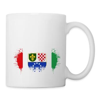 Bosnie-Herzégovine europe sarajavo drapeau mostar - Mug blanc - blanc - Droite