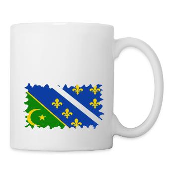 Bosnie-Herzégovine europe sarajavo drapeau mostar - Mug blanc - blanc - Droite