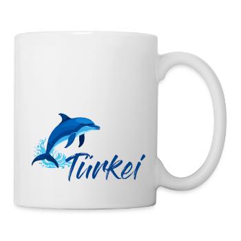 Vacances Dolphin Turquie - Mug blanc - blanc - Droite